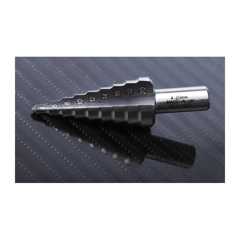 RS PRO HSS 4 to 20 mm² Drill Bit, Cone, Bright Finish, United Kingdom 232-557