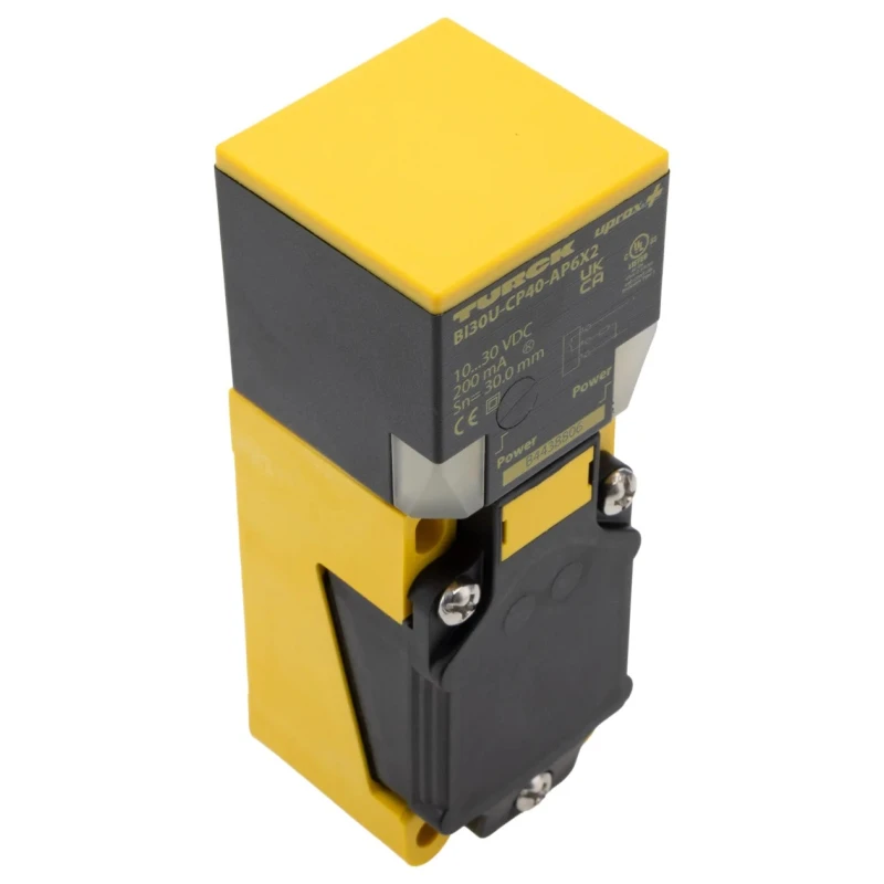 Turck Block Inductive Proximity Sensor M12 Thread Size Flush Mounting PNP Output 30V DC 200mA 30mm Detection BI30U-CP40-AP6X2