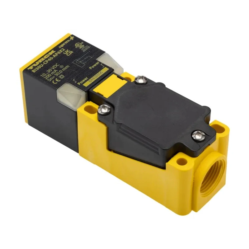Turck Block Inductive Proximity Sensor M12 Thread Size Flush Mounting PNP Output 30V DC 200mA 30mm Detection BI30U-CP40-AP6X2