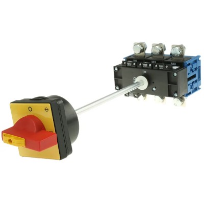 Kraus & Naimer 3-Pole Panel Isolator Switch IP65 Rated, 250A, 90kW 