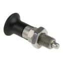 RS PRO M10 Index Plunger, 51 mm Long, Burnished Steel Body with Black Oxide Finish 237-390