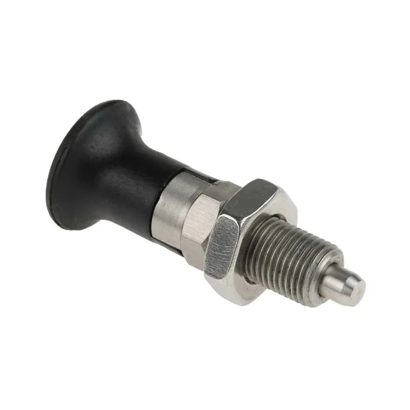 RS PRO M10 Index Plunger, 51 mm Long, Burnished Steel Body with Black Oxide Finish 237-390