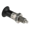 RS PRO M10 Index Plunger, 51 mm Long, Burnished Steel Body with Black Oxide Finish 237-390