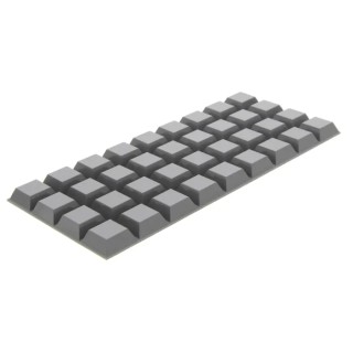 3M Tapered Square Polyurethane Self-Adhesive Feet 20.5 mm Diameter 20.6 mm Width x 20.6 mm Length SJ5023G