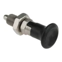 RS PRO M10 Index Plunger, 51 mm Long, Burnished Steel Body with Black Oxide Finish 237-390