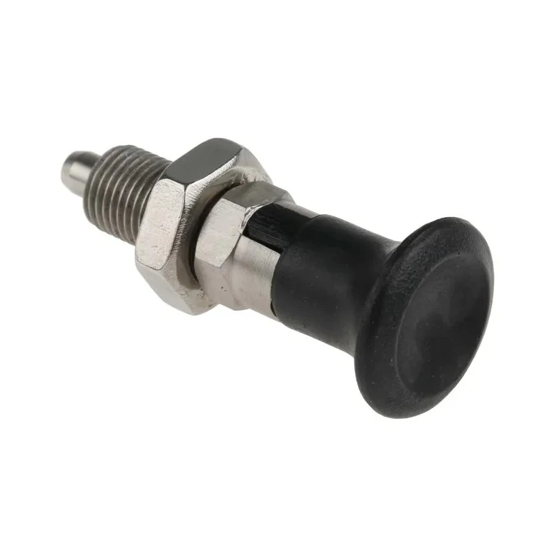 RS PRO M10 Index Plunger, 51 mm Long, Burnished Steel Body with Black Oxide Finish 237-390
