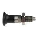 RS PRO M10 Index Plunger, 51 mm Long, Burnished Steel Body with Black Oxide Finish 237-390