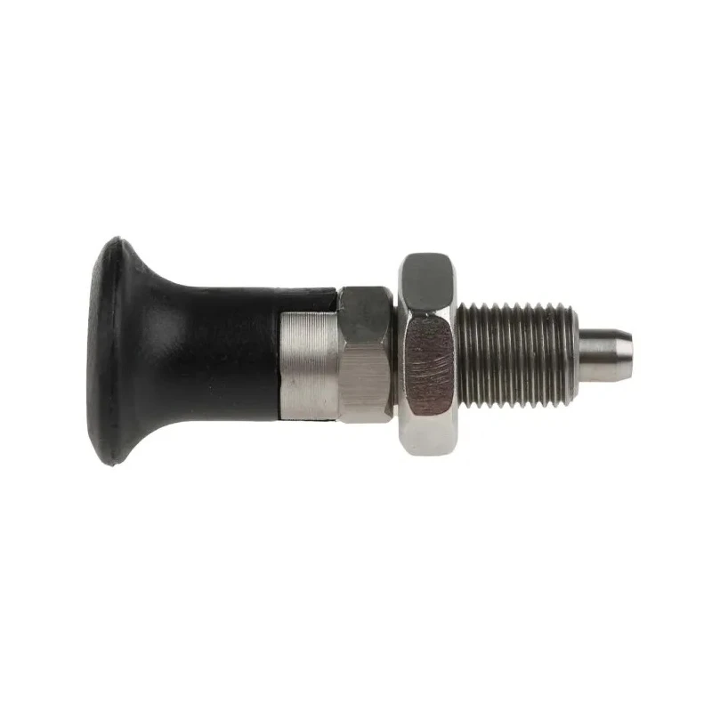 RS PRO M10 Index Plunger, 51 mm Long, Burnished Steel Body with Black Oxide Finish 237-390