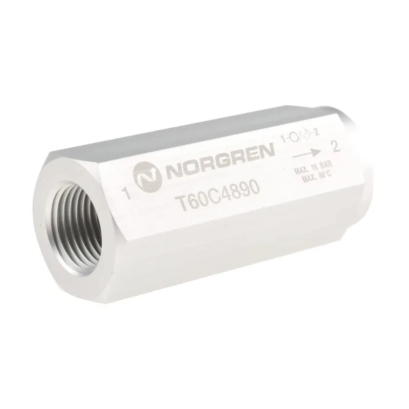 Norgren Pneumatic Shut-Off Valve 1/2 in G Female Thread 23.2 L/s Flow Rate 16 Bar Maximum Operating Pressure T60C4890