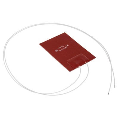 RS PRO Silicone Heater Mat Rectangle 12V DC 3.75 W 50 mm x 75 mm 245-512