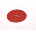 RS PRO Silicone Heater Mat, 12V DC, 8 W Power, 100 mm Diameter Circle 245-607
