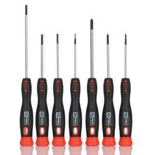 RS PRO Precision Phillips and Slotted Screwdriver Set, 7-Piece, Model 243-513