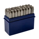 RS PRO 5 mm Engraving Punch Set, 27 Piece Letters A to Z, Hardened & Tempered Steel, 61 mm Length 251-687