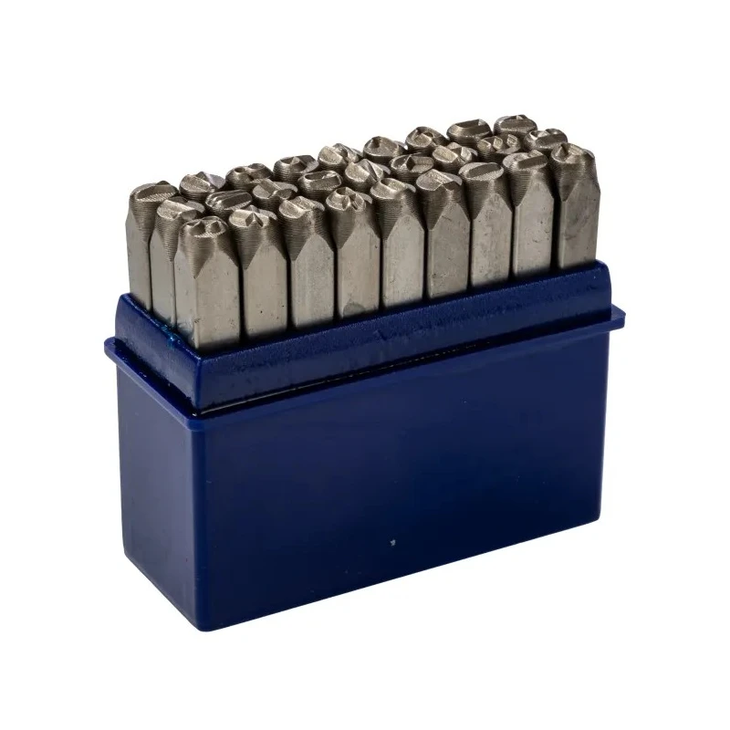 RS PRO 5 mm Engraving Punch Set, 27 Piece Letters A to Z, Hardened & Tempered Steel, 61 mm Length 251-687