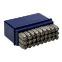 RS PRO 5 mm Engraving Punch Set, 27 Piece Letters A to Z, Hardened & Tempered Steel, 61 mm Length 251-687
