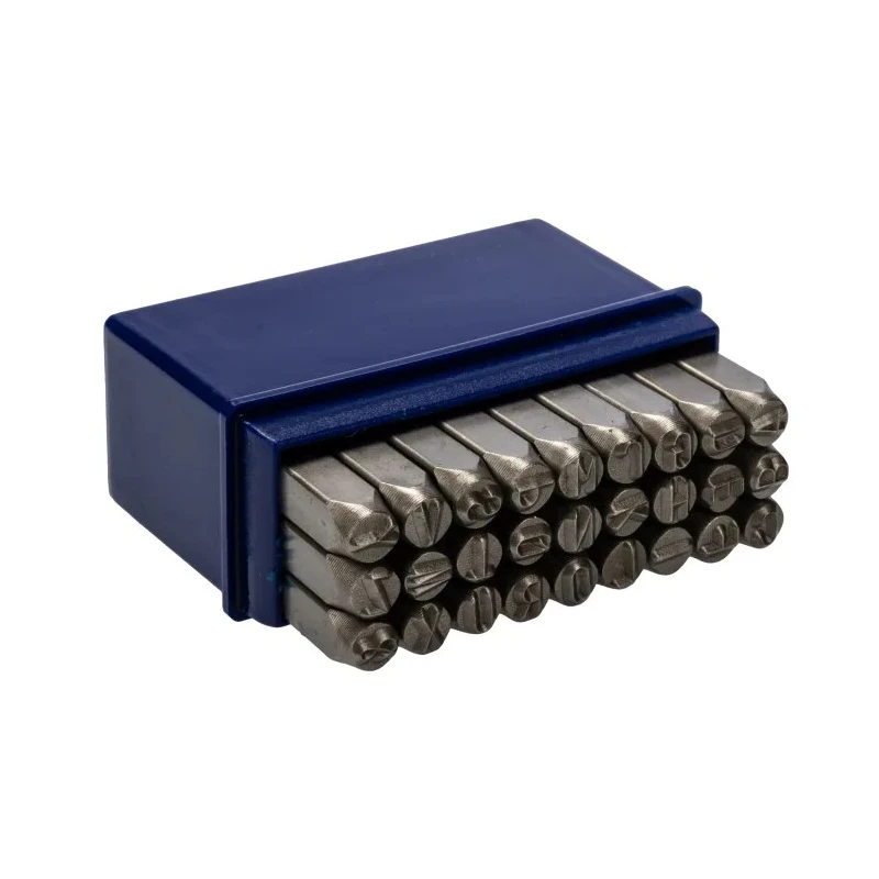 RS PRO 5 mm Engraving Punch Set, 27 Piece Letters A to Z, Hardened & Tempered Steel, 61 mm Length 251-687