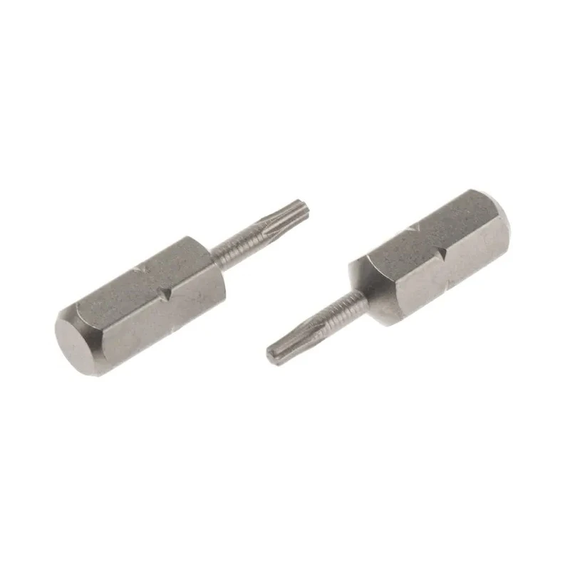RS PRO Screwdriver Bit 6.35 mm Hex Drive T7 Size 25 mm Overall Length Chrome Vanadium Steel 252-860