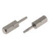 RS PRO Screwdriver Bit 6.35 mm Hex Drive T7 Size 25 mm Overall Length Chrome Vanadium Steel 252-860