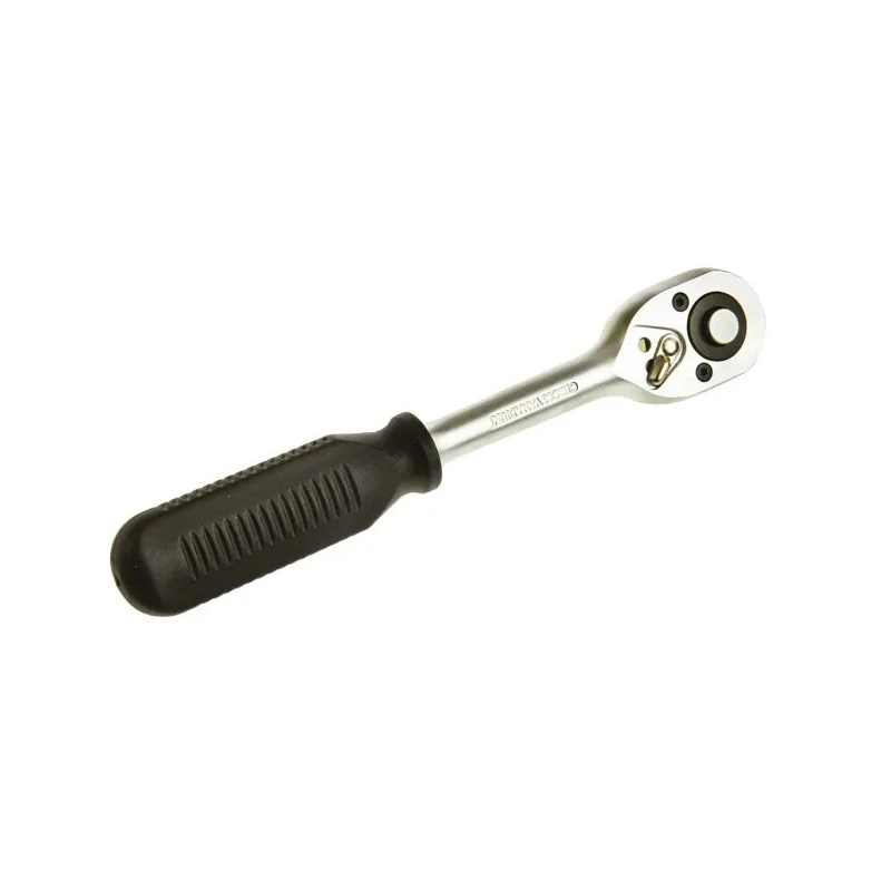 RS PRO 3/8 in Ratchet with Ratchet Handle, Satin Chrome Alloy Steel, 210mm Overall 253-172