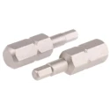 RS PRO Hex Screwdriver Bit 3 mm Tip Hex 3 Drive, Chrome Vanadium Steel, 25 mm Overall Length 253-194