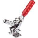 RS PRO 185° Jaw Opening x 23 mm Depth Vertical Toggle Clamp Stainless Steel Chrome Finish 150kg Holding Force 254-759