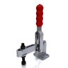 RS PRO 90° Vertical Toggle Clamp Zinc Plated Steel Chrome Finish 350kg Holding Force 254-945