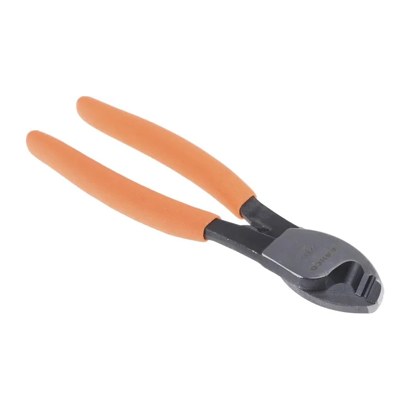Bahco Straight Cable Cutter 200mm Overall Length, Alloy Steel Jaw, PVC Handle, 13mm Max Cutting Capacity 2233D-200 2233D -200