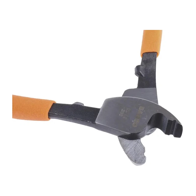 Bahco Straight Cable Cutter 200mm Overall Length, Alloy Steel Jaw, PVC Handle, 13mm Max Cutting Capacity 2233D-200 2233D -200