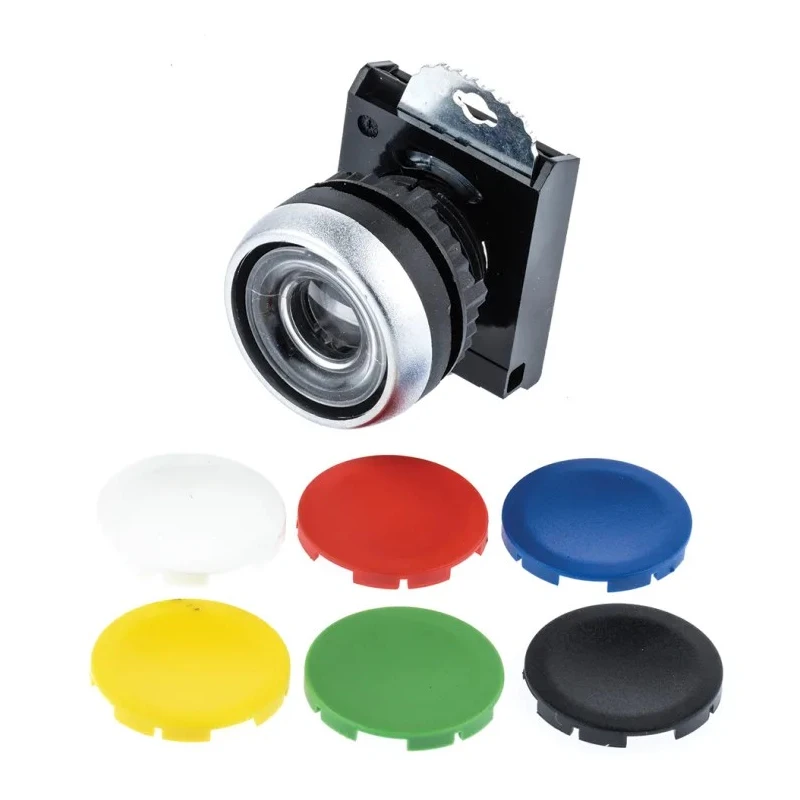 BACO Black Spring Return Push Button Head 22 mm Cutout Diameter IP66 Protection L21AA00