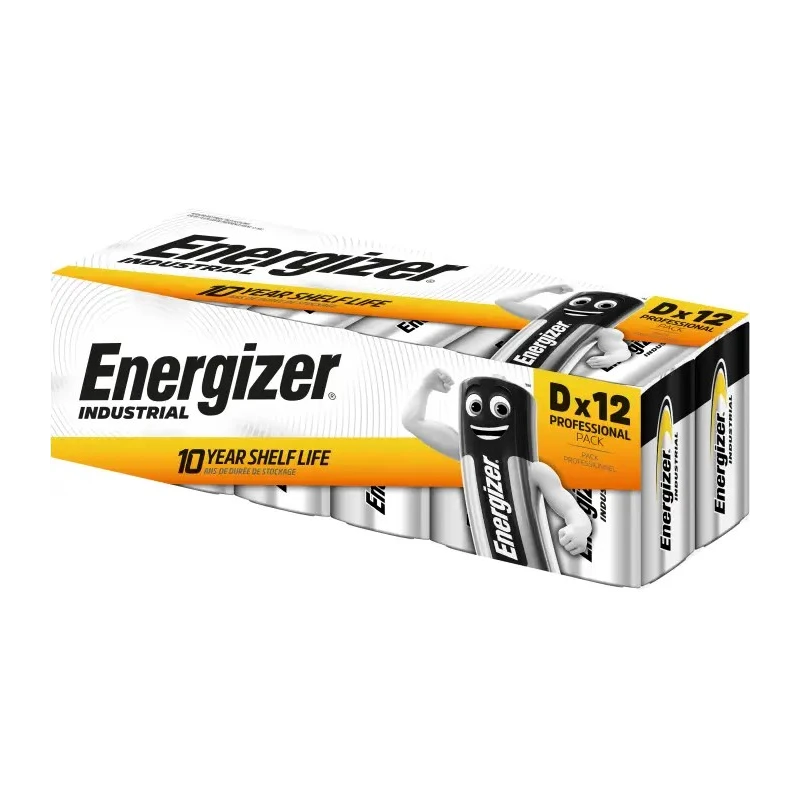 Energizer 1.5 V Alkaline D Battery 7638900361087, Standard Termination, Long Shelf Life