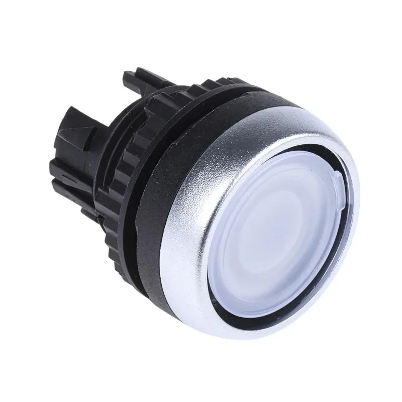 BACO Silver Spring Return Push Button Head, 22 mm Cutout, Plastic Material, IP66 Protection L21AH00