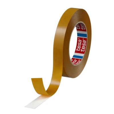 Tesa Translucent Double Sided Cloth Tape 19mm x 50m, 8.5N/cm Adhesion, 8N/cm Tensile Strength, Non-Woven 04959-00009-00