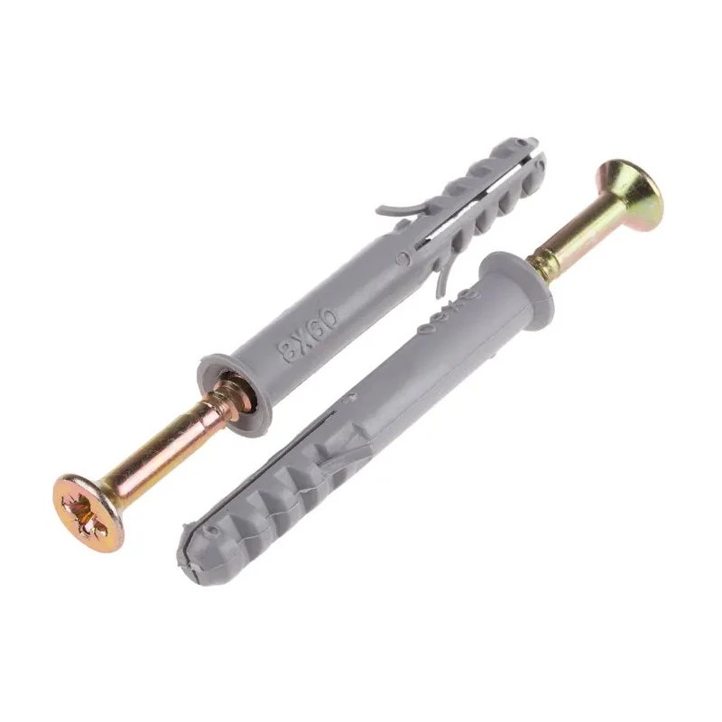 RS PRO Nylon Frame Fixing 8 mm Drill Diameter 60 mm Length for Concrete Masonry 275-759