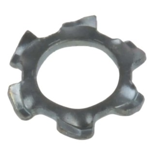 RS PRO Steel Bright Zinc External Tooth Locking Washer M3 DIN 6797A 0.4mm Thickness 276-847