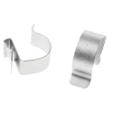 RS PRO Girder Cable Clip Stainless Steel Passivated Zinc Plated RoHS Compliant 2 mm Flange Thickness 277-064