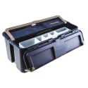 Raaco Plastic Tool Box with Removable Tote Tray 190 mm Height 474 mm Length 239 mm Width 138468