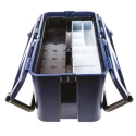 Raaco Plastic Tool Box with Removable Tote Tray 190 mm Height 474 mm Length 239 mm Width 138468