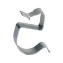 RS PRO Girder Cable Clip Stainless Steel, Passivated Zinc Plated Finish, Max Cable Diameter 24mm, Max Flange 277-193
