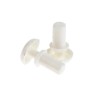 Essentra Nylon Snap Rivet, 3 mm Diameter, 7.1 mm Length, Plain Finish SR-3065W