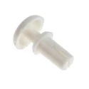 Essentra Nylon Snap Rivet, 3 mm Diameter, 7.1 mm Length, Plain Finish SR-3065W
