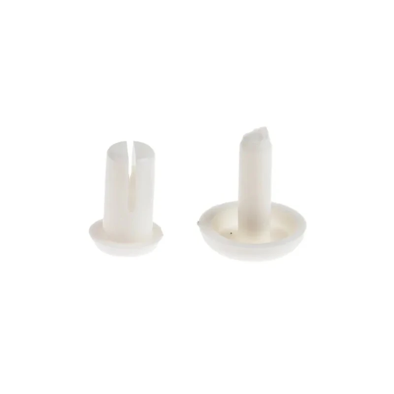 Essentra Nylon Snap Rivet, 3 mm Diameter, 7.1 mm Length, Plain Finish SR-3065W