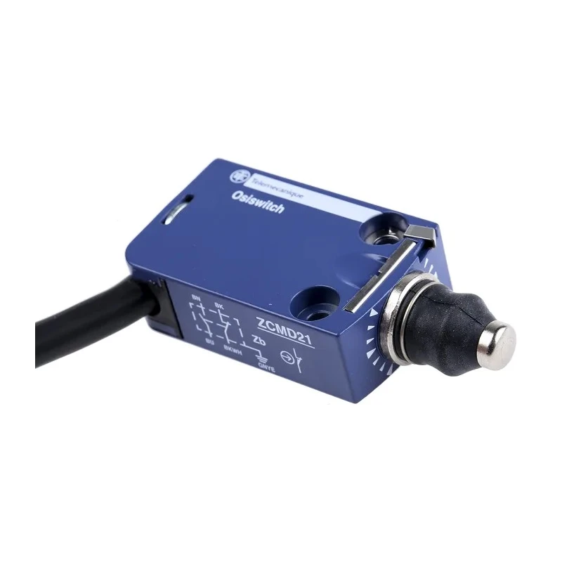 Telemecanique Sensors OsiSense XC Series Plunger Limit Switch, 1 NO/1 NC, IP66, IP67, IP68, Zamak Housing, 240V XCMD2111L1