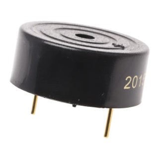RS PRO 85 dB Through Hole Continuous Internal 10.2 mm Diameter Piezo Buzzer Component 3 V dc Min 20V dc Max 0237940P