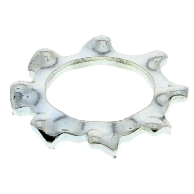 RS PRO Steel Bright Zinc External Tooth Locking Washer, M6, DIN 6797A 276-881