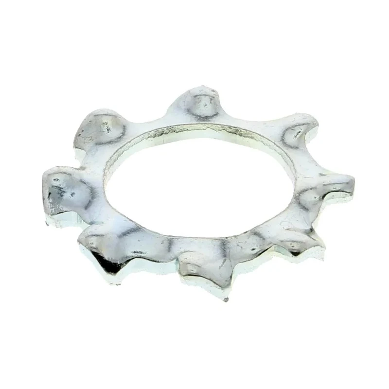 RS PRO Steel Bright Zinc External Tooth Locking Washer, M6, DIN 6797A 276-881