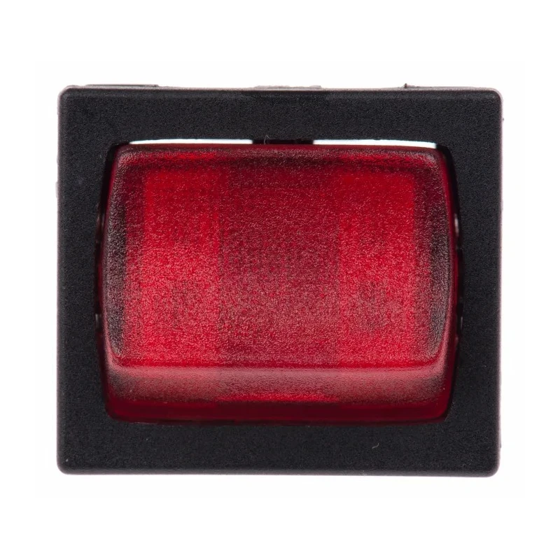 Arcolectric (Bulgin) Ltd Illuminated DPST On-Off Rocker Switch Panel Aluminium Housing Red Actuator IP66 H8653VBNAA