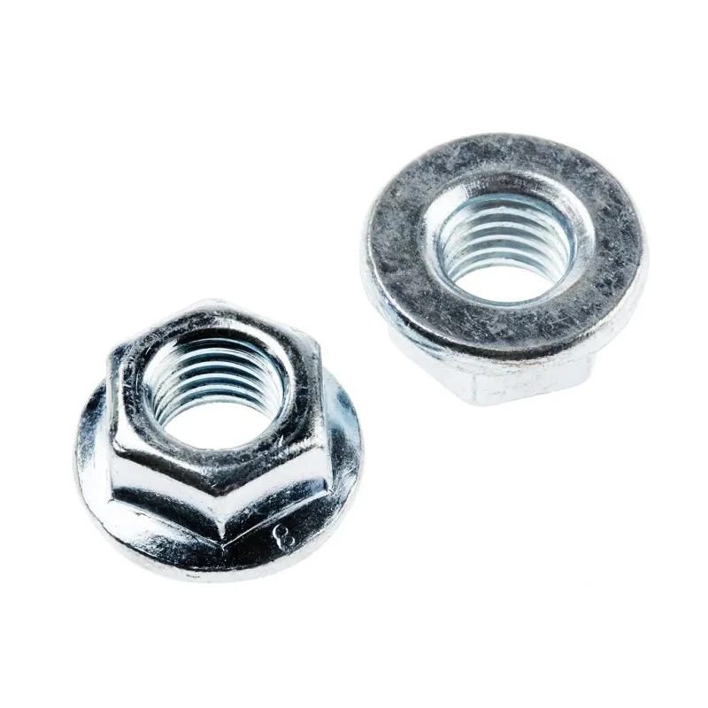 RS PRO Bright Zinc Stainless Steel Flanged Hex Nut M12, DIN 6923, Right Hand Thread 275-507