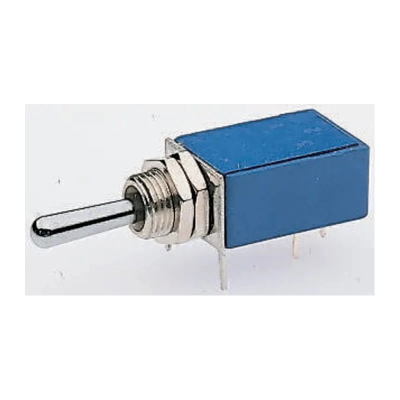 APEM Toggle Switch PCB Mount On-On SPDT Through Hole Terminal, 30 V dc, 125 V ac 21236NA