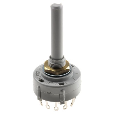 Lorlin 3 Position 4PST Rotary Switch 150mA Solder Tab CK1027