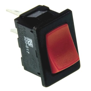 Arcolectric (Bulgin) Ltd SPST, Latching On-Off Rocker Switch Panel, 10A, 28V DC, 250V AC, IP66 Rated H8600VBAAT